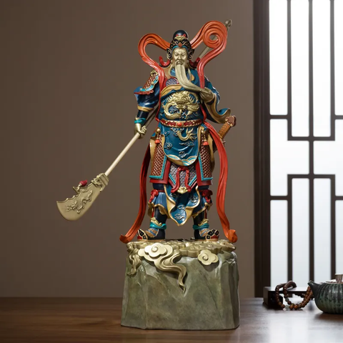 TƯỢNG ĐỒNG VÕ THÁNH QUAN CÔNG THIÊN ĐỊA CHÍNH NGHĨA