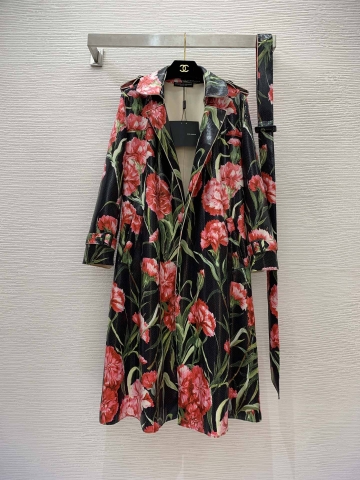 VÁY ÁO DOLCE & GABBANA Party Long Dress High Classy Hoa Cẩm Chướng
