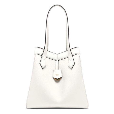TÚI FENDI Women Origami Medium White Leather Bag