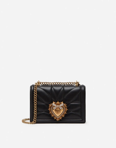 TÚI DOLCE & GABBANA Small Devotion bag in plain calfskin