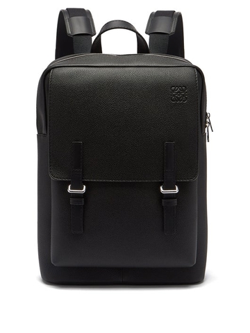 BALO LOEWE Military grained-leather backpack