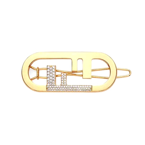 Kẹp tóc Fendi O’Lock Hair Clip Gold-Coloured