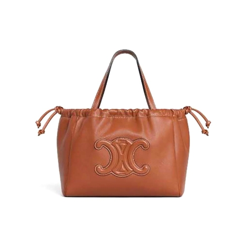 TÚI Celine Women Small Cabas Drawstring Cuir Triomphe in Smooth Calfskin