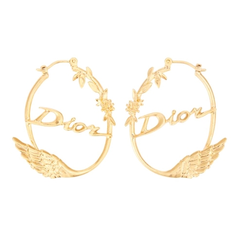 Bông tai Dior Dio(r)evolution Earrings Gold-Finish Metal