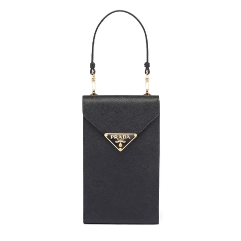 TÚI PRADA Women Saffiano Leather Mini-Bag-Black