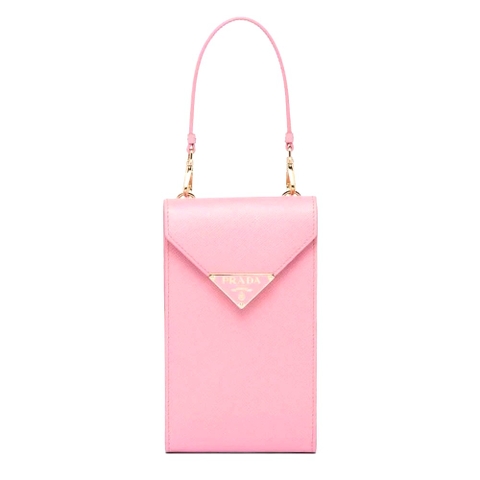 TÚI PRADA Women Saffiano Leather Mini-Bag-Pink