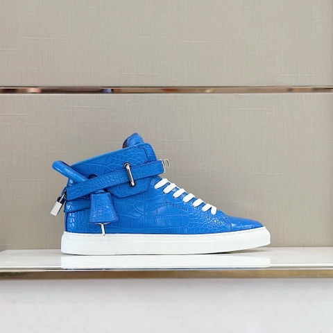 GIÀY BUSCEMI BLUE HIGH TOP SHOES AAA