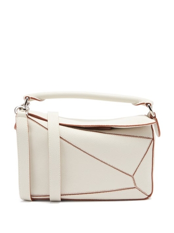 TÚI LOEWE Puzzle small grained-leather cross-body bag
