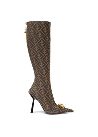 GIÀY FENDACE FF JACQUARD BOOTS SS2022