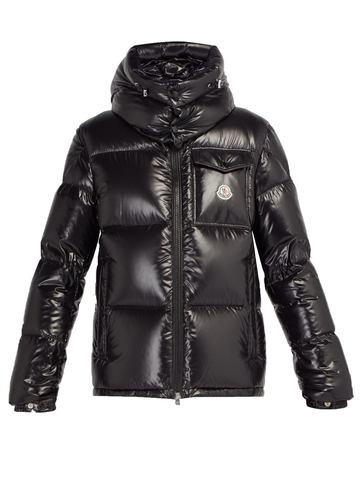 ÁO MONCLER  Montbeliard hooded quilted-down jacket