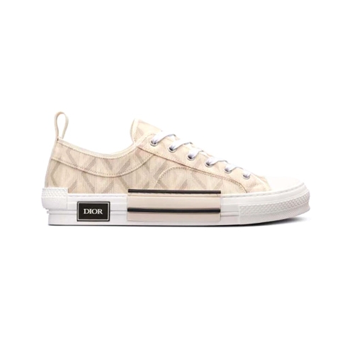 GIÀY DIOR Unisex B23 Low-Top Sneaker Dior Gray CD Diamond Canvas