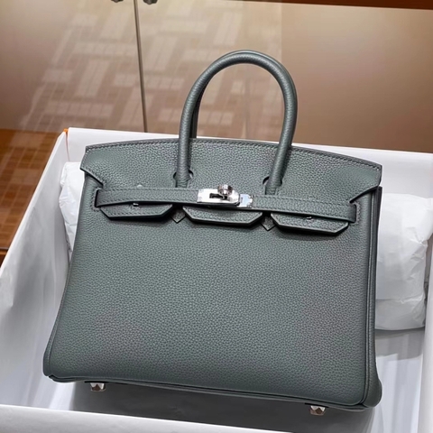 Túi Hermes Birkin Vert Amande Togo 25CM Handmade khâu tay(Giá liên hệ)