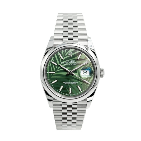 ĐỒNG HỒ ROLEX Datejust Green Palm 2021