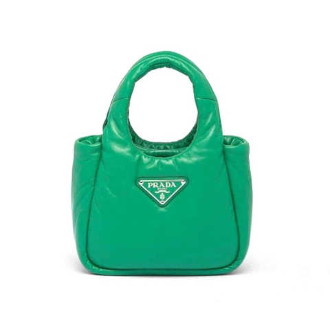 TÚI Prada Women Small Padded Prada Soft Nappa-Leather Bag-Green