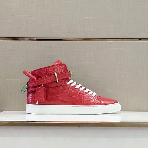 GIÀY BUSCEMI RED HIGH TOP SHOES AAA