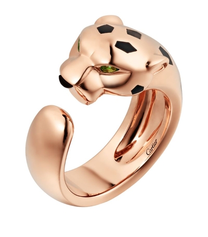 Nhẫn CARTIER Rose Gold Massai Panthère de Cartier Ring vàng hồng 18K