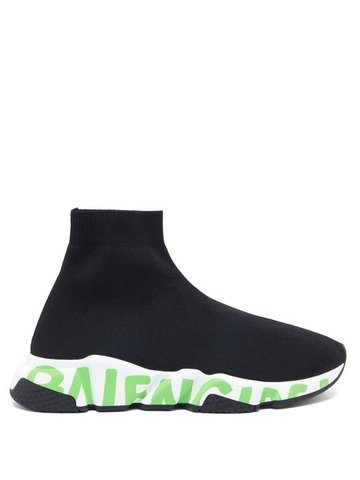 GIÀY BALENCIAGA Speed graffiti-print trainers