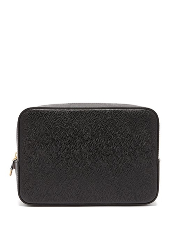 VÍ THOM BROWNE Grained-leather washbag