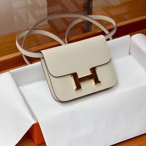 TÚI HERMES Constance Wallet Craie Epsom 14CM(giá liên hệ)
