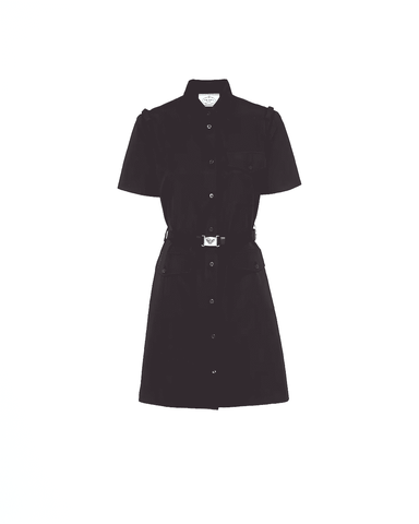 VÁY PRADA Poplin mini-dress with belt