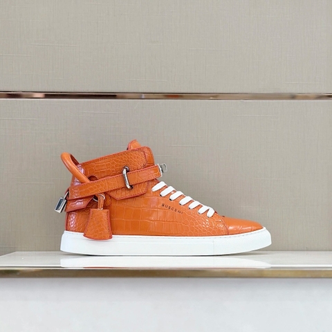 GIÀY BUSCEMI ORANGE HIGH TOP SHOES AAA