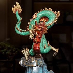 Bức Rồng đồng thau nguyên chất