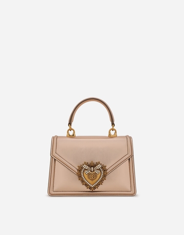 TÚI DOLCE & GABBANA Small Devotion bag in mordore nappa leather
