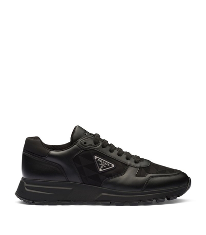 GIÀY PRADA Leather and Re-Nylon Sneakers