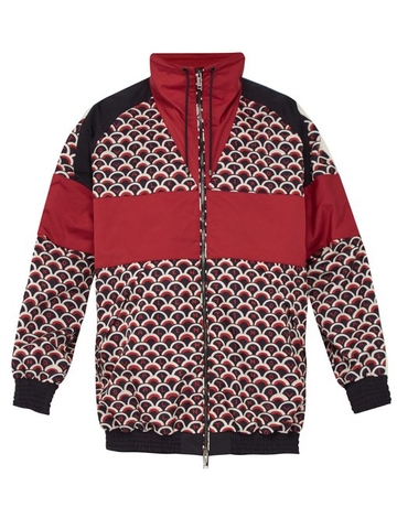 ÁO VALENTINO Scale logo-print bomber jacket