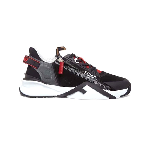 GIÀY FENDI Men Multicolor Suede Low-Tops-Red