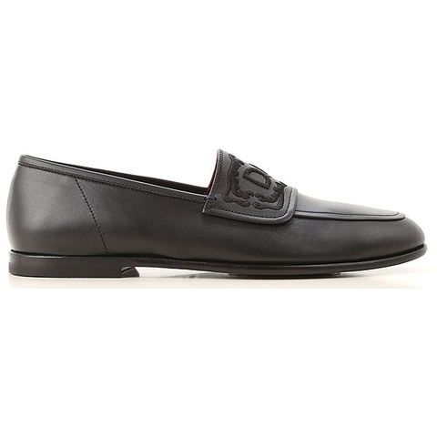 DOLCE & GABBANA COWHIDE LEATHER LOAFER