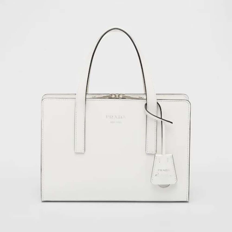 TÚI Prada Women Re-Edition 1995 Brushed-Leather Mini Handbag-White