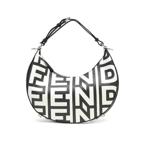 TÚI FENDI Women Fendigraphy Small Two-Tone Printed Leather Fendi Roma Capsule Bag
