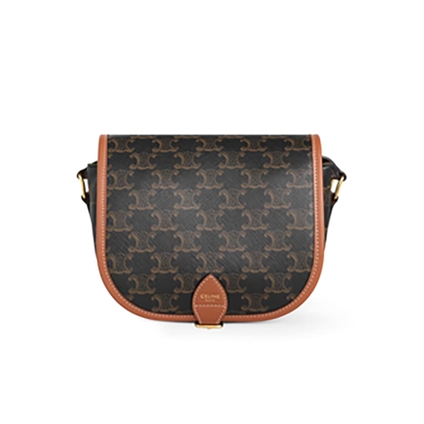 TÚI Celine Women Medium Folco Bag in Triomphe Canvas