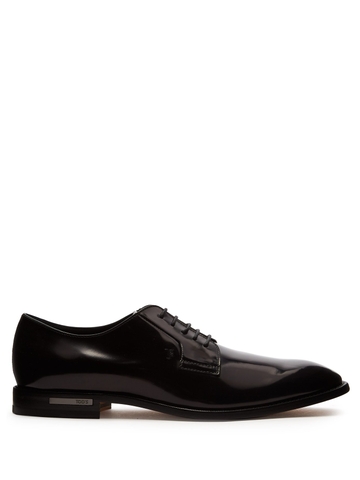 GIÀY TOD'S High-shine leather derby shoes