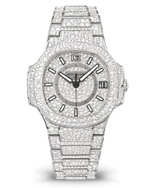 ĐỒNG HỒ PATEK PHILIPPE 7021/1G NAUTILUS POWER RESERVE DIAMOND 27MM
