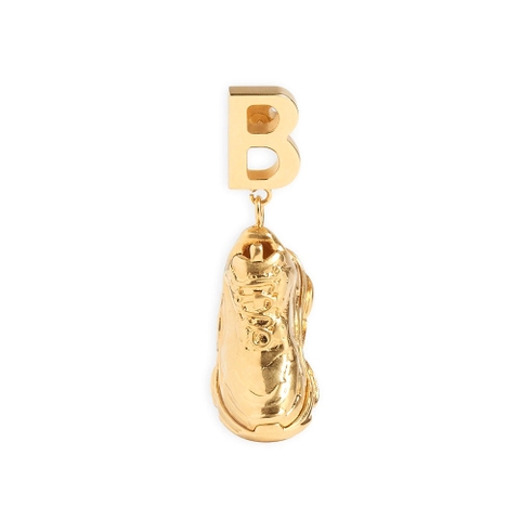 Bông tai Balenciaga Women Mini Triple S Earring in Gold Bronze and Brass