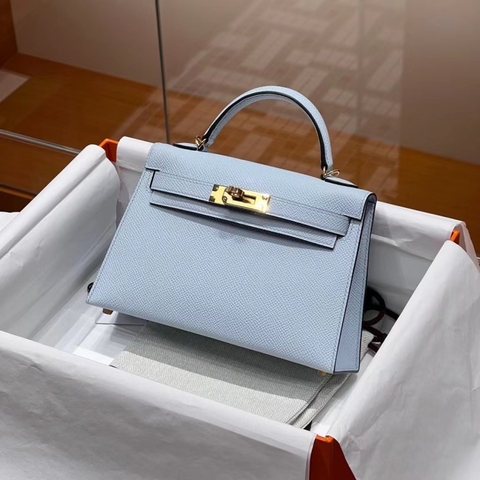 Túi Hermes Mini Kelly Peace Epsom 19CM Handmade khâu tay(Giá liên hệ)