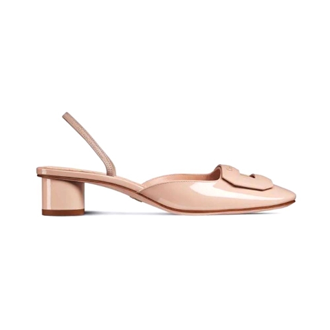 GIÀY Dior Women Day Slingback Pump Nude Patent Calfskin