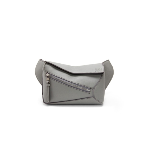 Túi LOEWE Mini Puzzle Bumbag in classic calfskin gray unisex