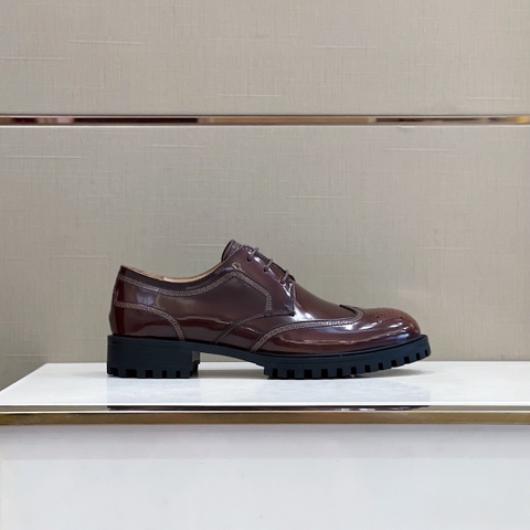 GIÀY VERSACE LEATHER BROGUES SHOES AAA
