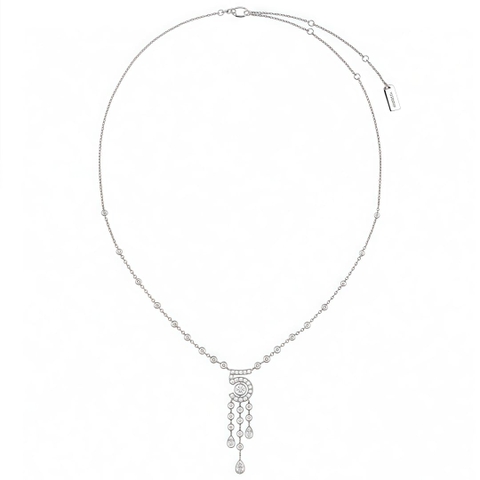 VÒNG CỔ CHANEL No5 COCO DIAMOND SILVER