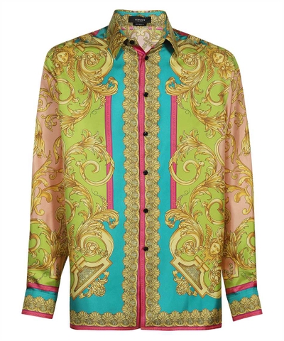 ÁO VERSACE BAROCCO GODDESS SILK Shirt SS2022