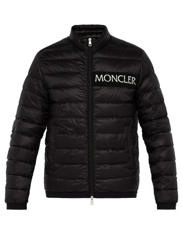 ÁO MONCLER  Neveu logo-embroidered down-filled jacket