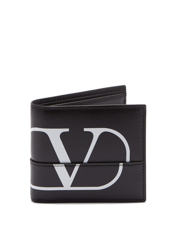 VÍ VALENTINO  Monogram leather bi-fold wallet