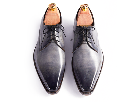 HENDERSON SHOES PERSONALIZATION GREY RUSSO PAINTING HANDCRAFTED SHOES