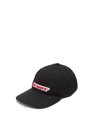 MŨ LƯỠI TRAI OFF-WHITE  Logo cotton cap
