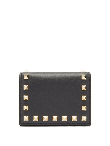 VÍ VALENTINO GARAVANI Rockstud leather bi-fold wallet