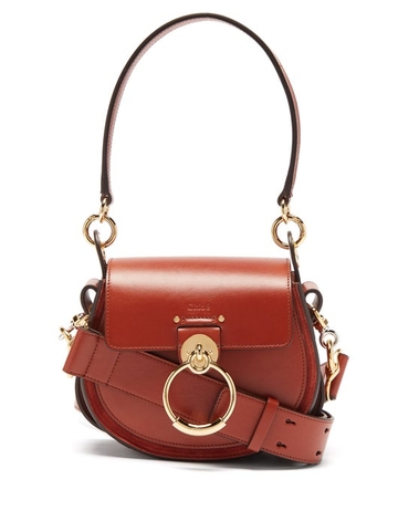 TÚI CHLOÉ Tess small leather cross-body bag