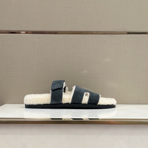 DÉP HERMES CHYPRE FUR SANDAL AAA